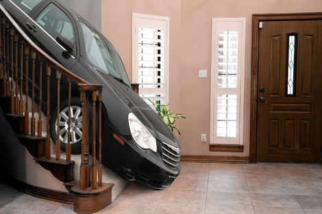 Chrysler says their new in-home sedan is ideal for "those long trips between floors."